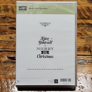 Stampin Up! Merry Little Christmas Stamp Set